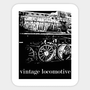 Vintage locomotive Sticker